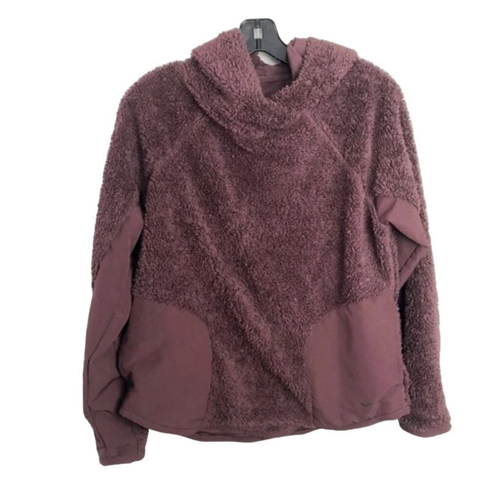 Nike Sweatshirt Sherpa Therma Fleece Training Hoodie Women's Size Small